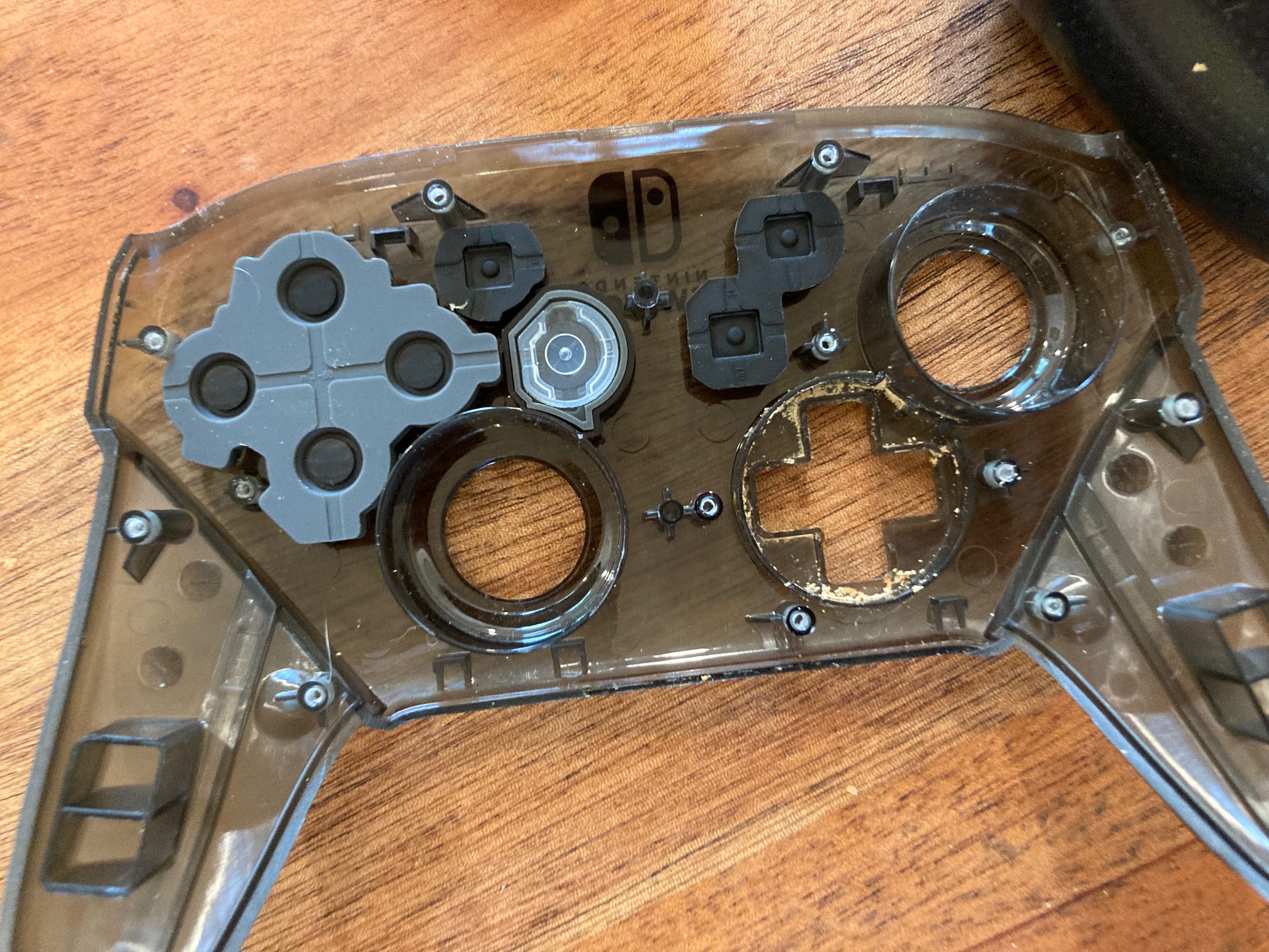 Crusty half of a Switch controller
