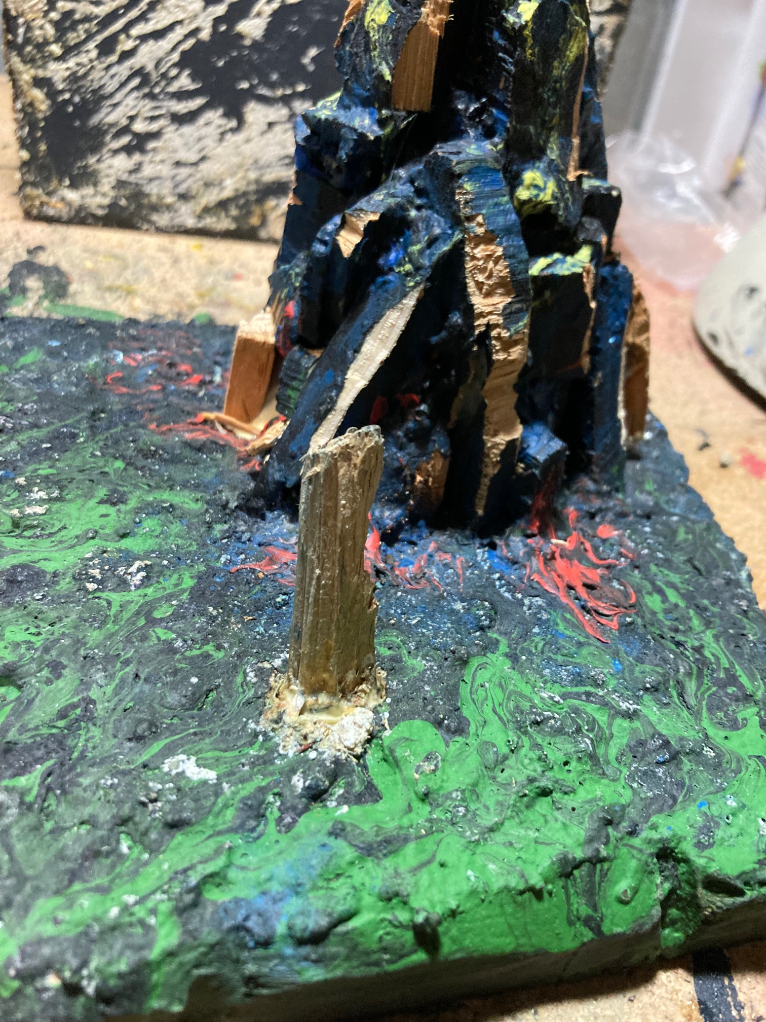 I’ve accidentally knocked this little dead tree over like five times, but I so want it to work out.