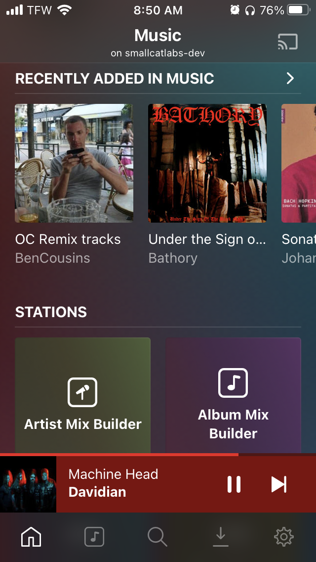 Current Plex is able to find artist images for random OCRemix contributors! Or it’s just grabbing st