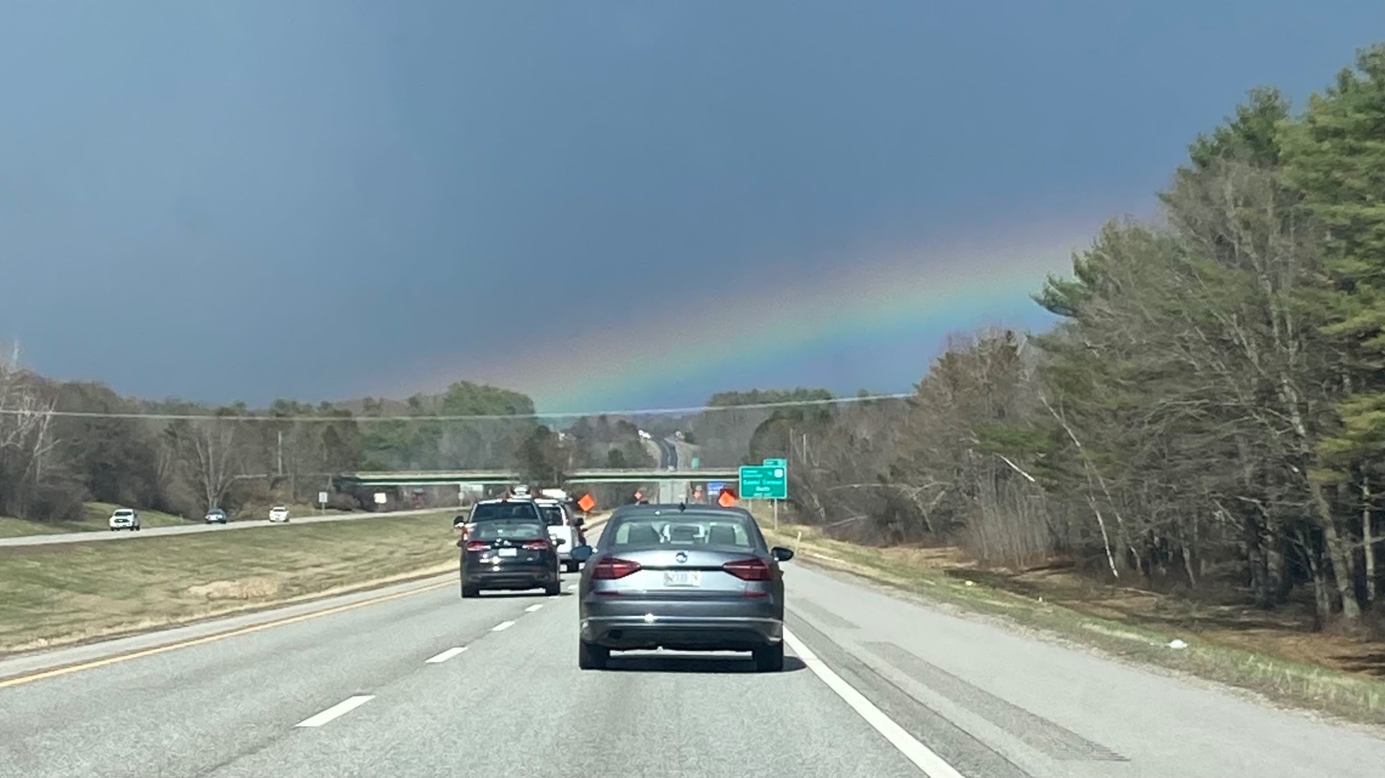 Low rainbow