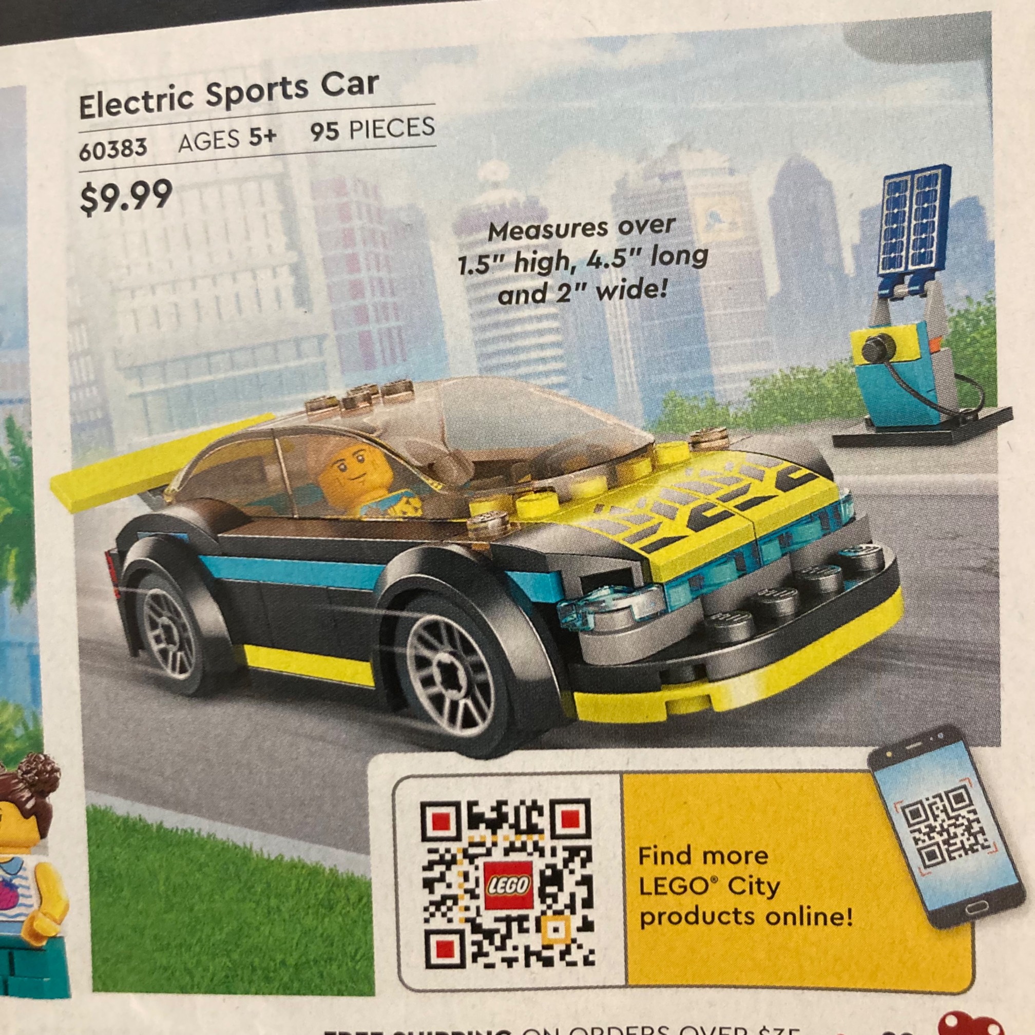 The transition to electric has not been too hard for Lego.