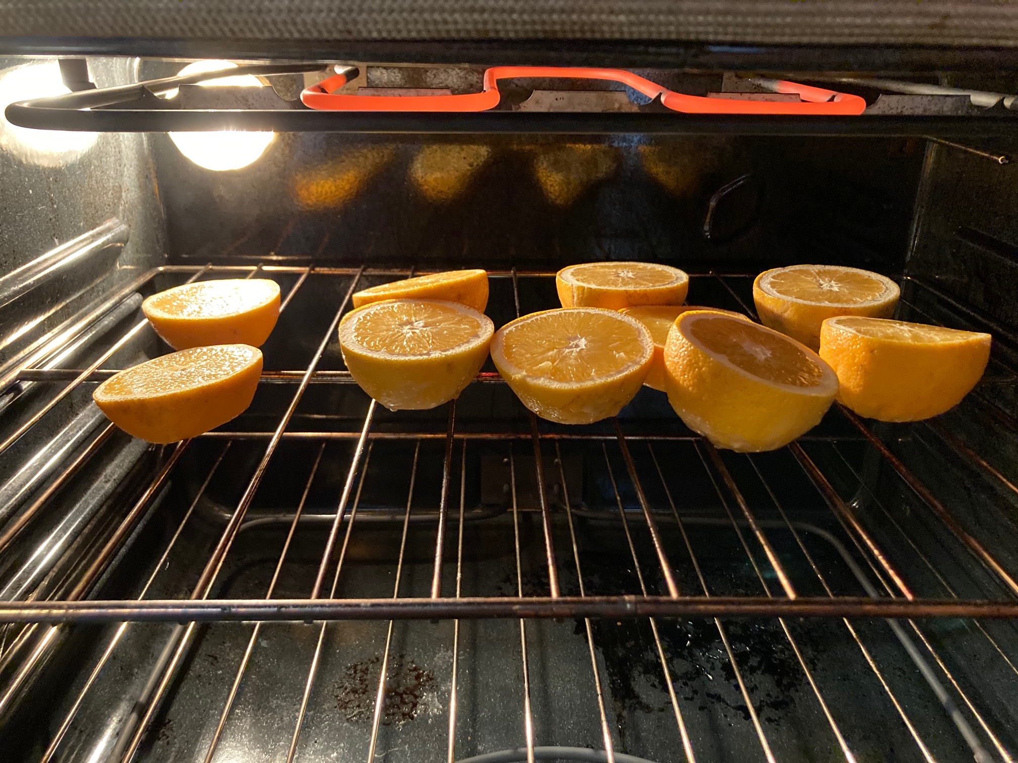 Sentenced these flavorless oranges to broil.