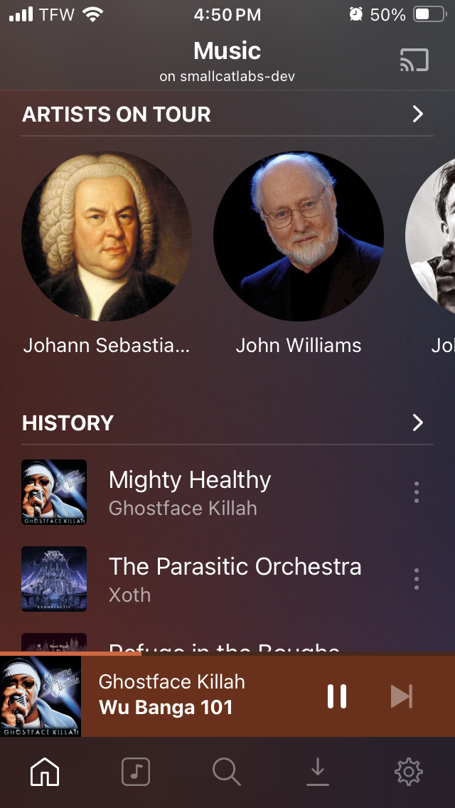 Back from his 270-year hiatus! I should probably go see him, but I’ve been too tired for shows latel