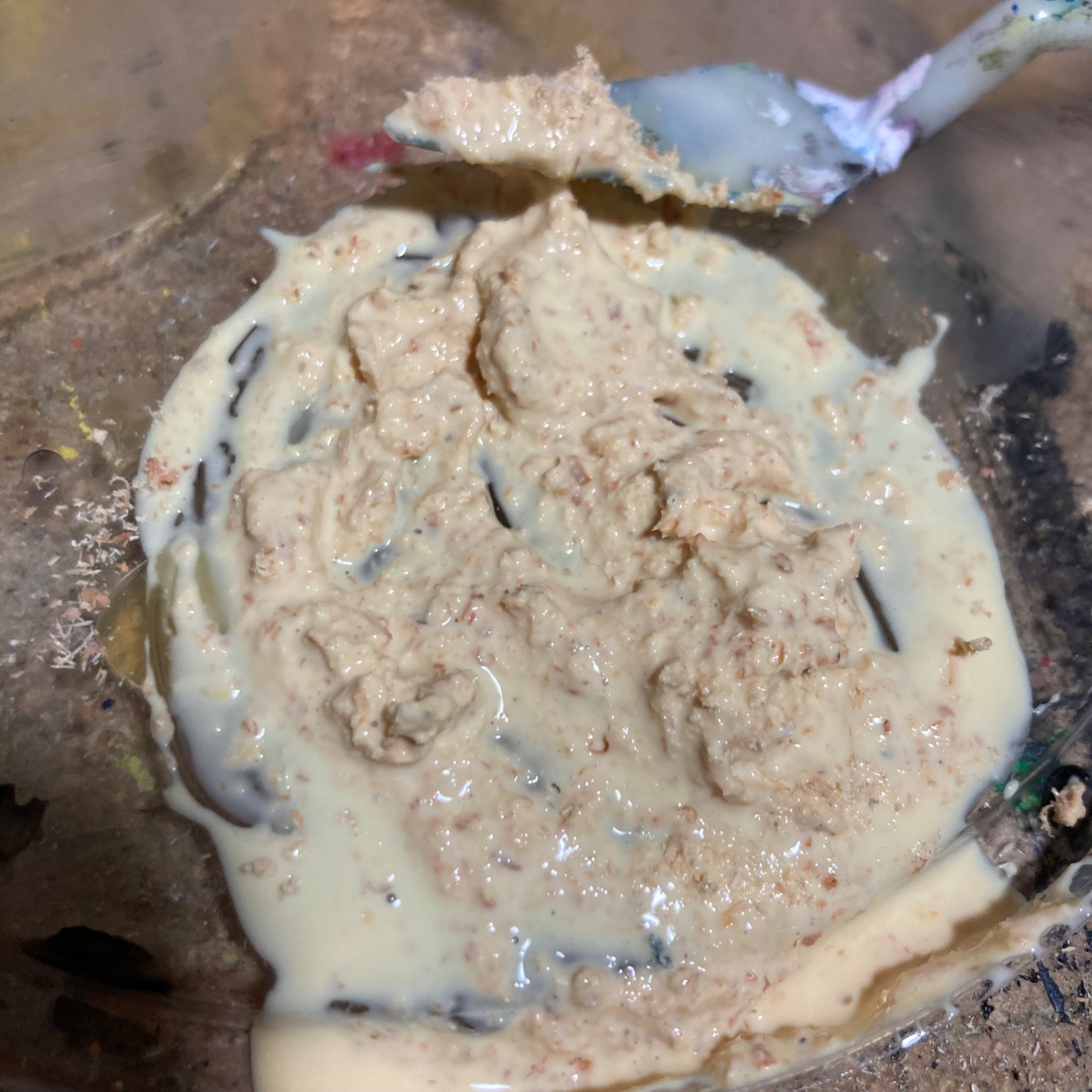 You can make some pretty authentic-looking Dijon mustard with sawdust and glue.