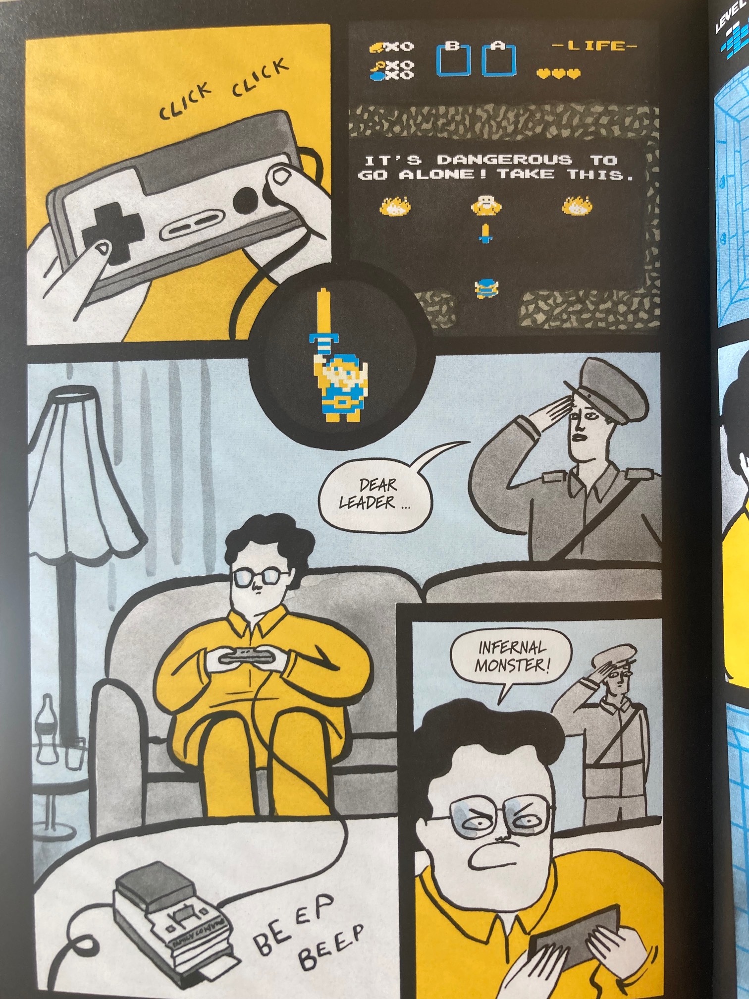 Kim Jong-Il playing Zelda