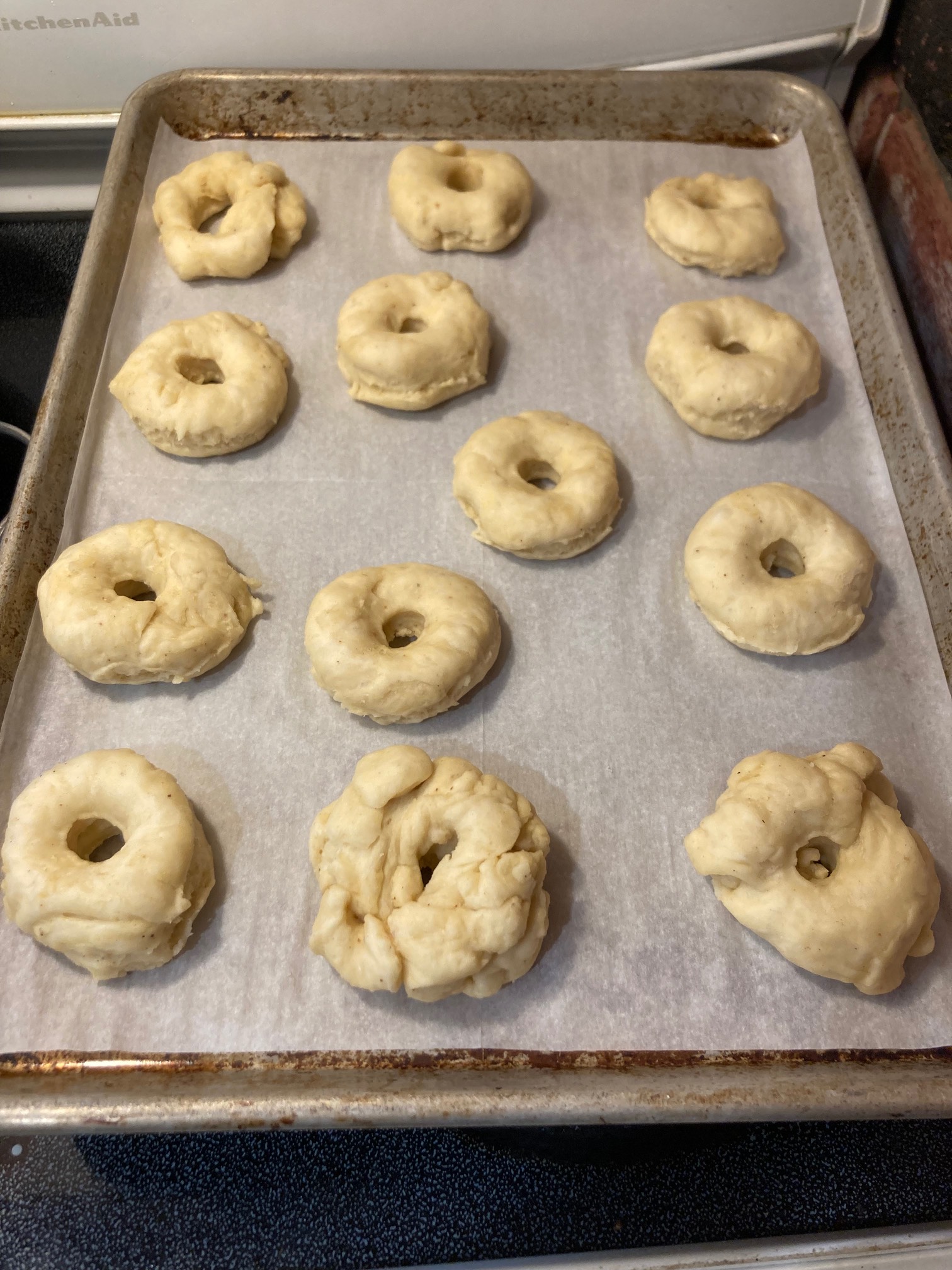 Raw donuts