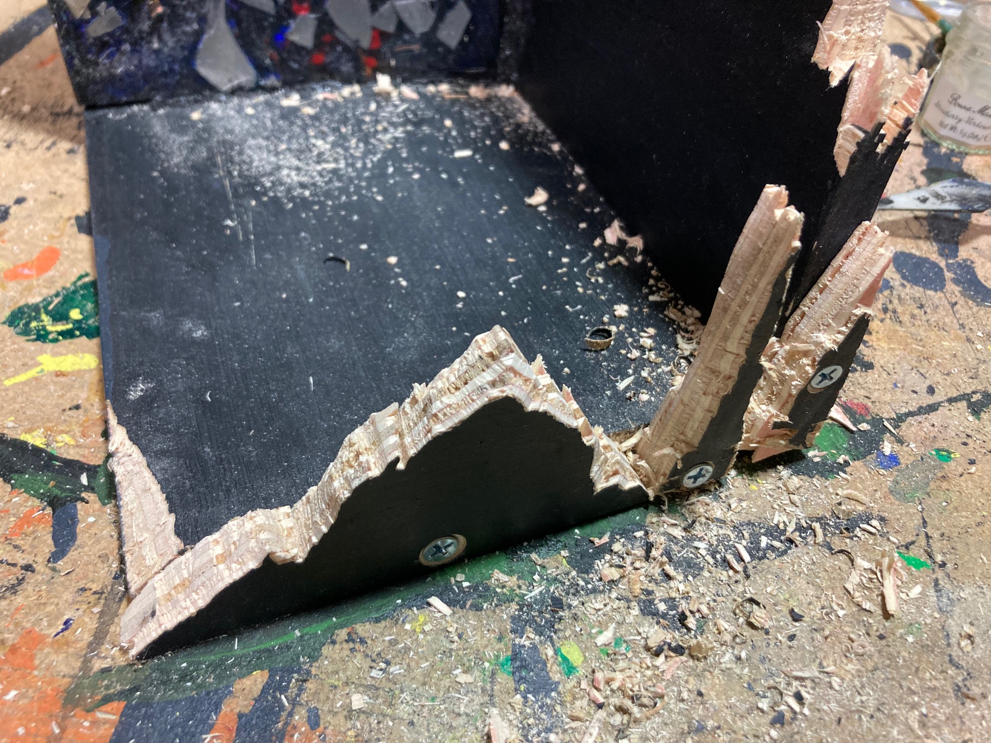 Given that so many pieces of this come together at right angles, I don’t know how much chiseling out