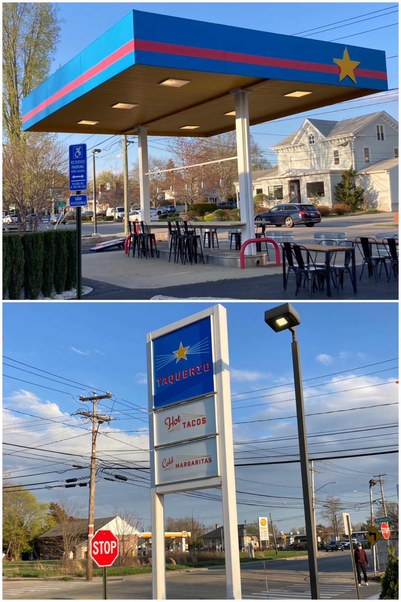 This place really leaned into being a former gas station. And it was good!