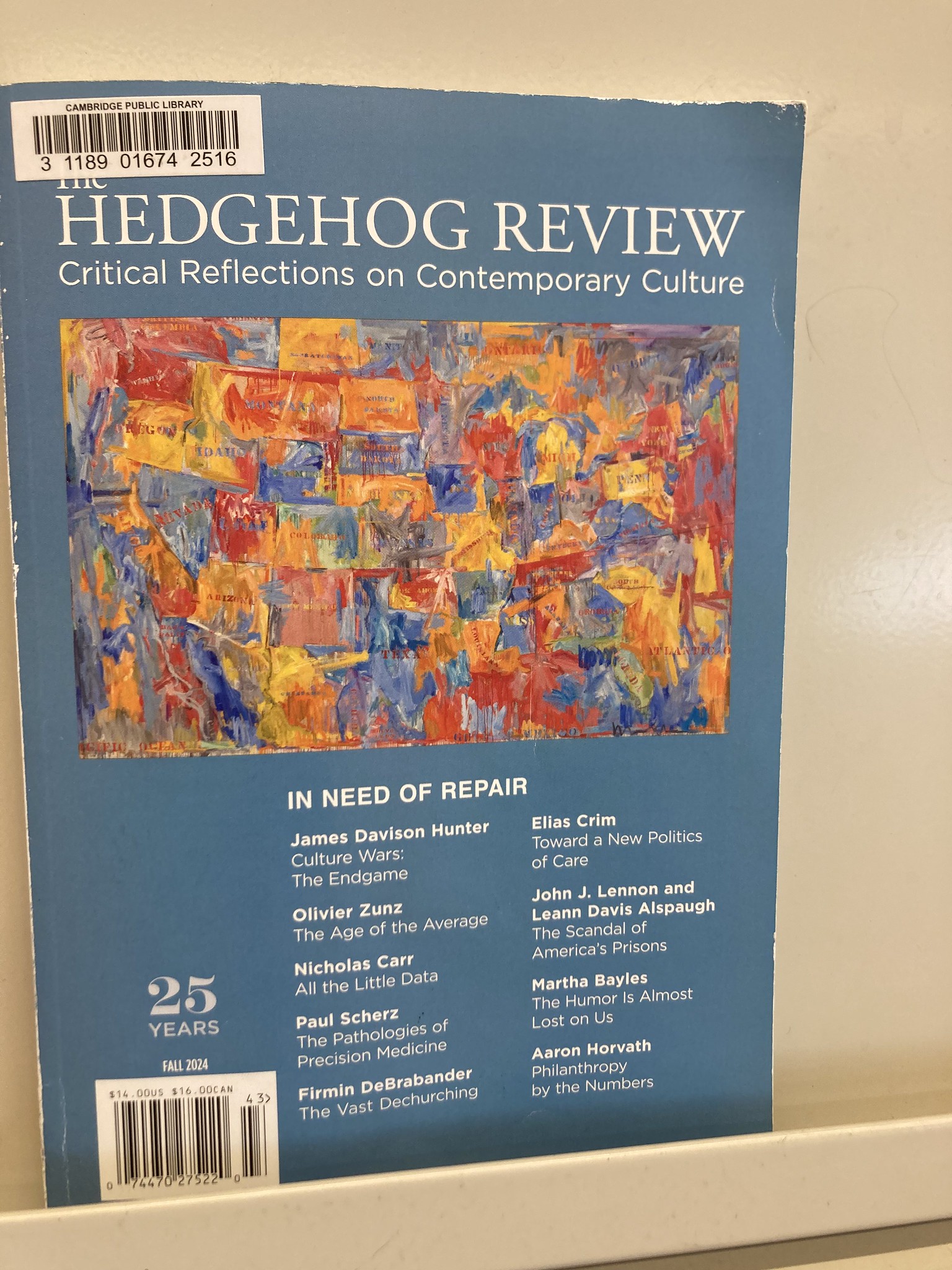 Hedgehog Review magazine