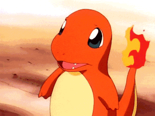 Charmander evolving