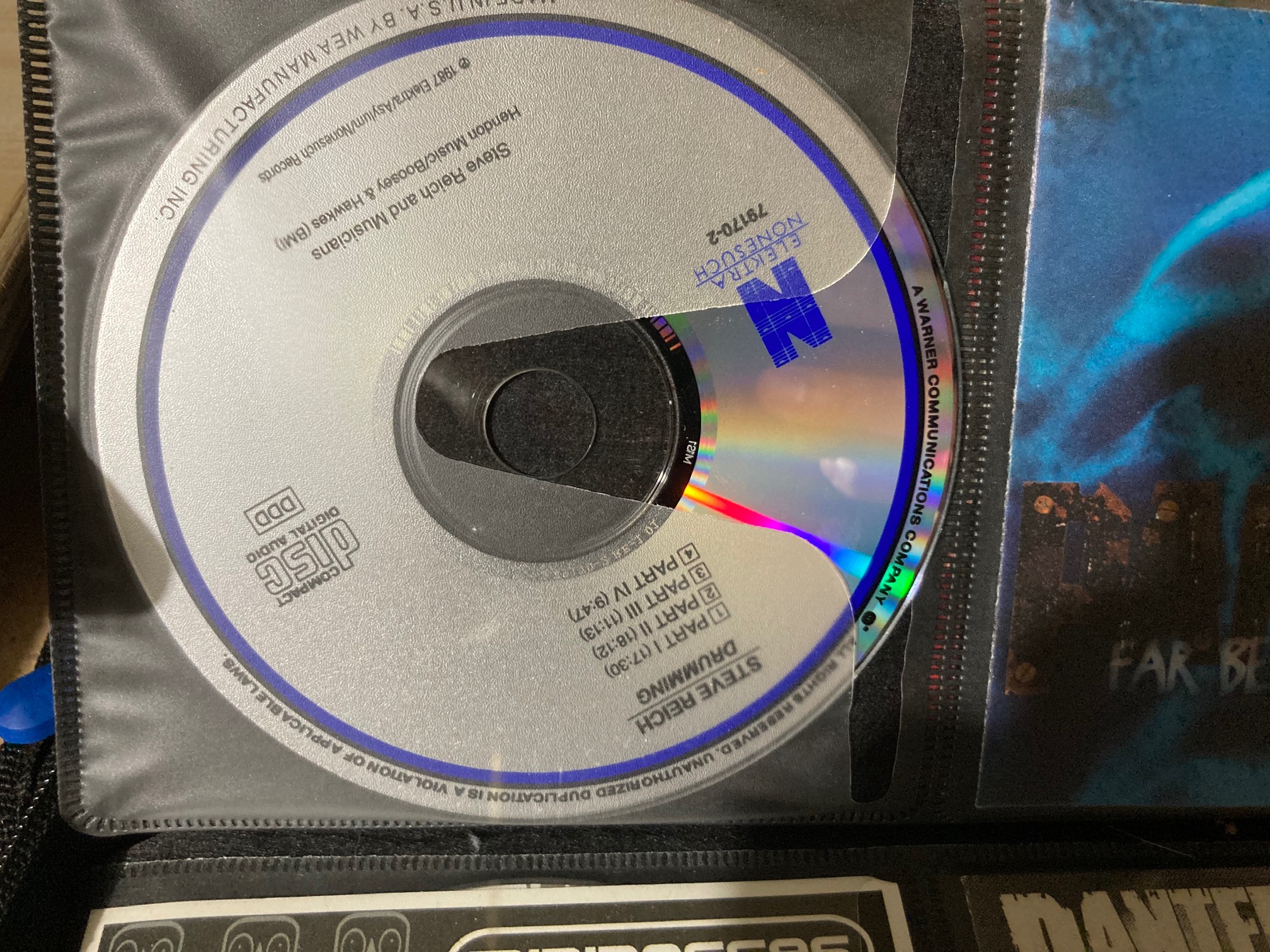 Hey, I have the Steve Reich Drumming CD. I completely forgot. I was actually thinking about buying i