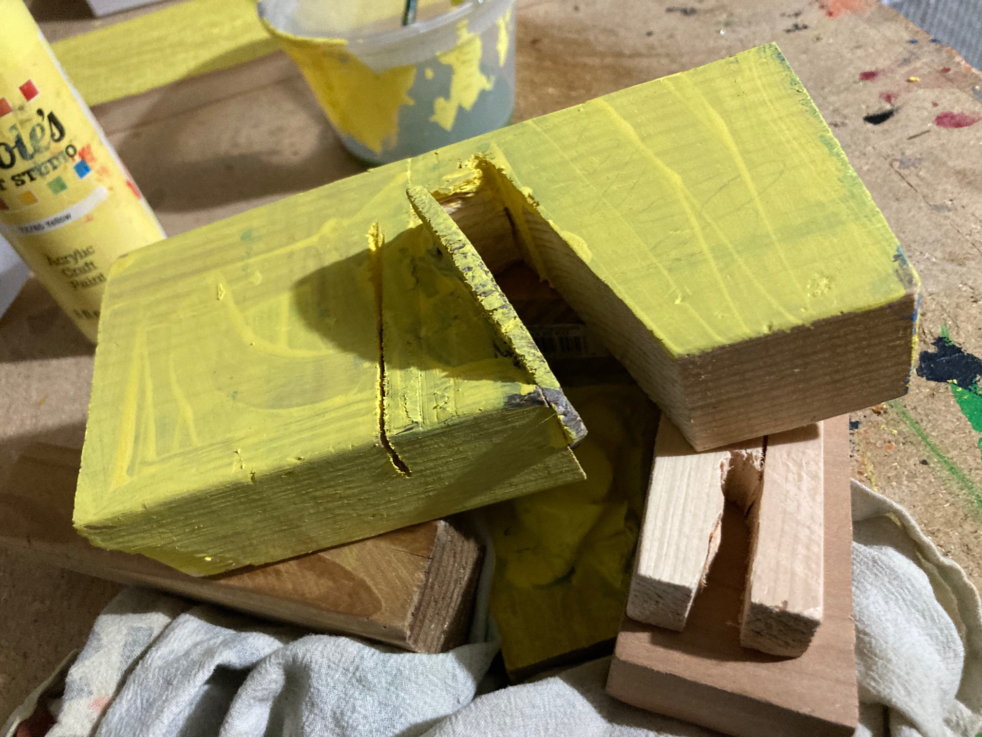 Trying to get paint to dry in a highly specific way.
