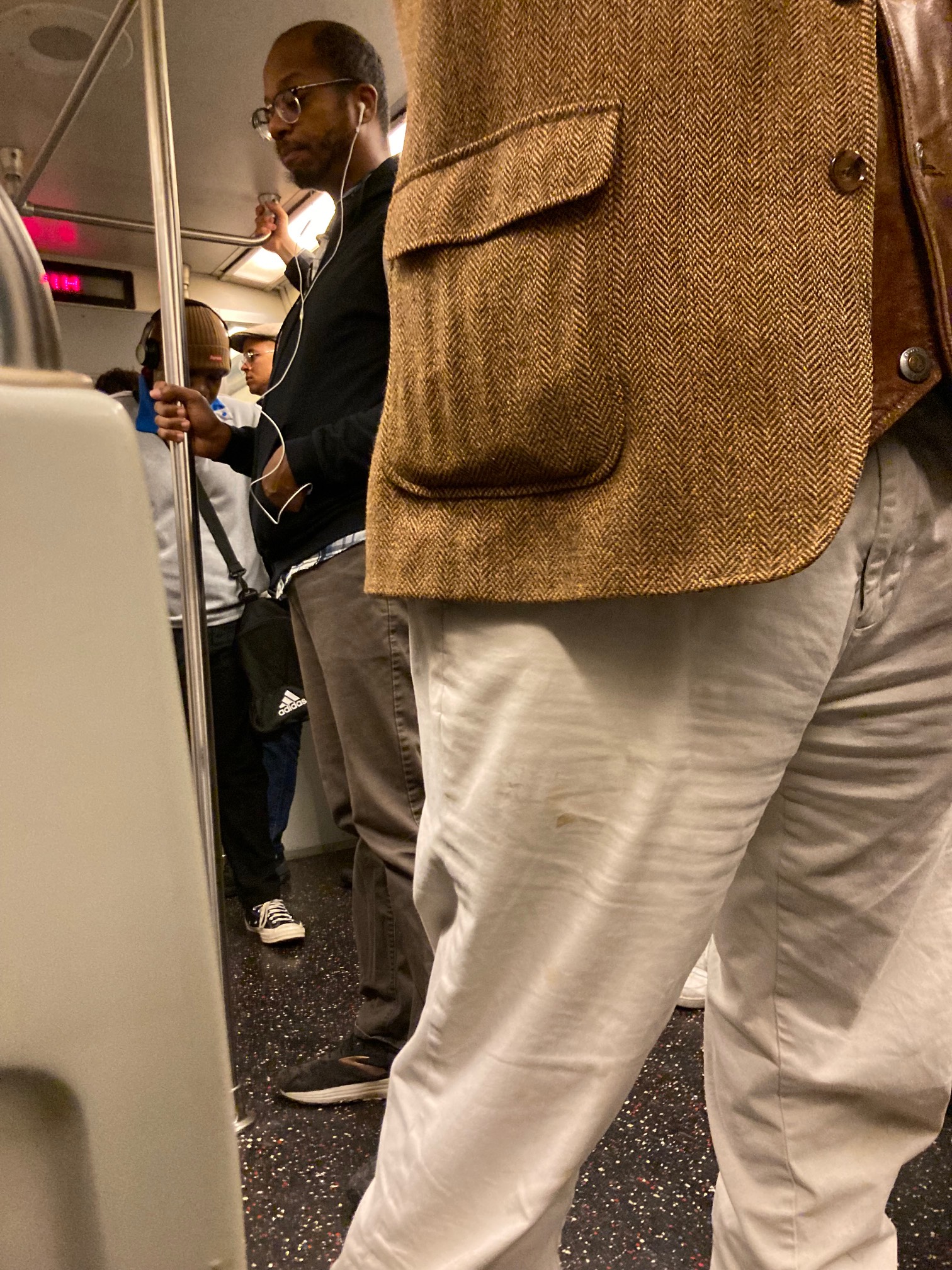 People wear leather vests here.