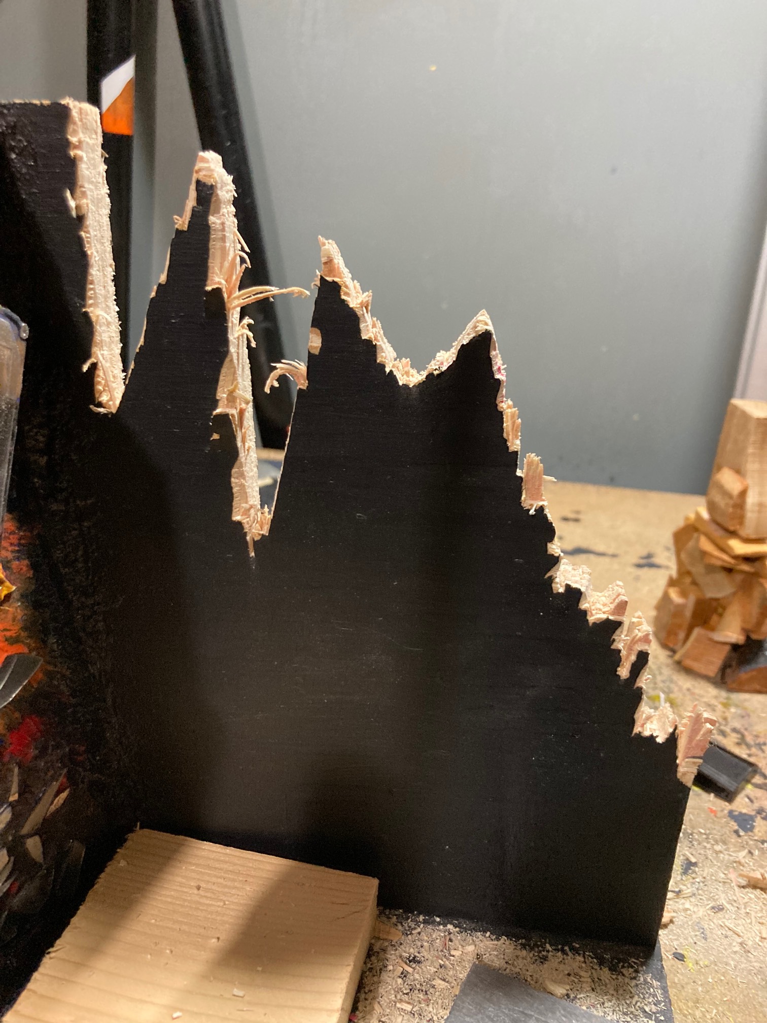 I think this wall is sufficiently jagged now.