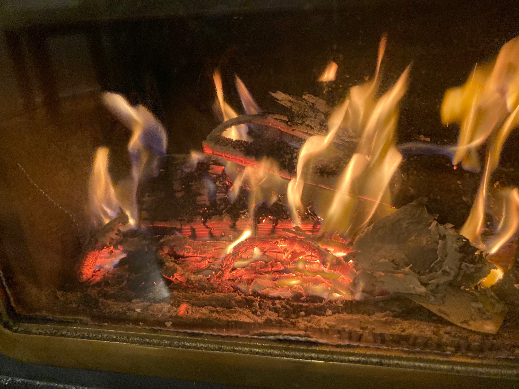 Classic-looking flames, like the kind you’d see in an animated gif
