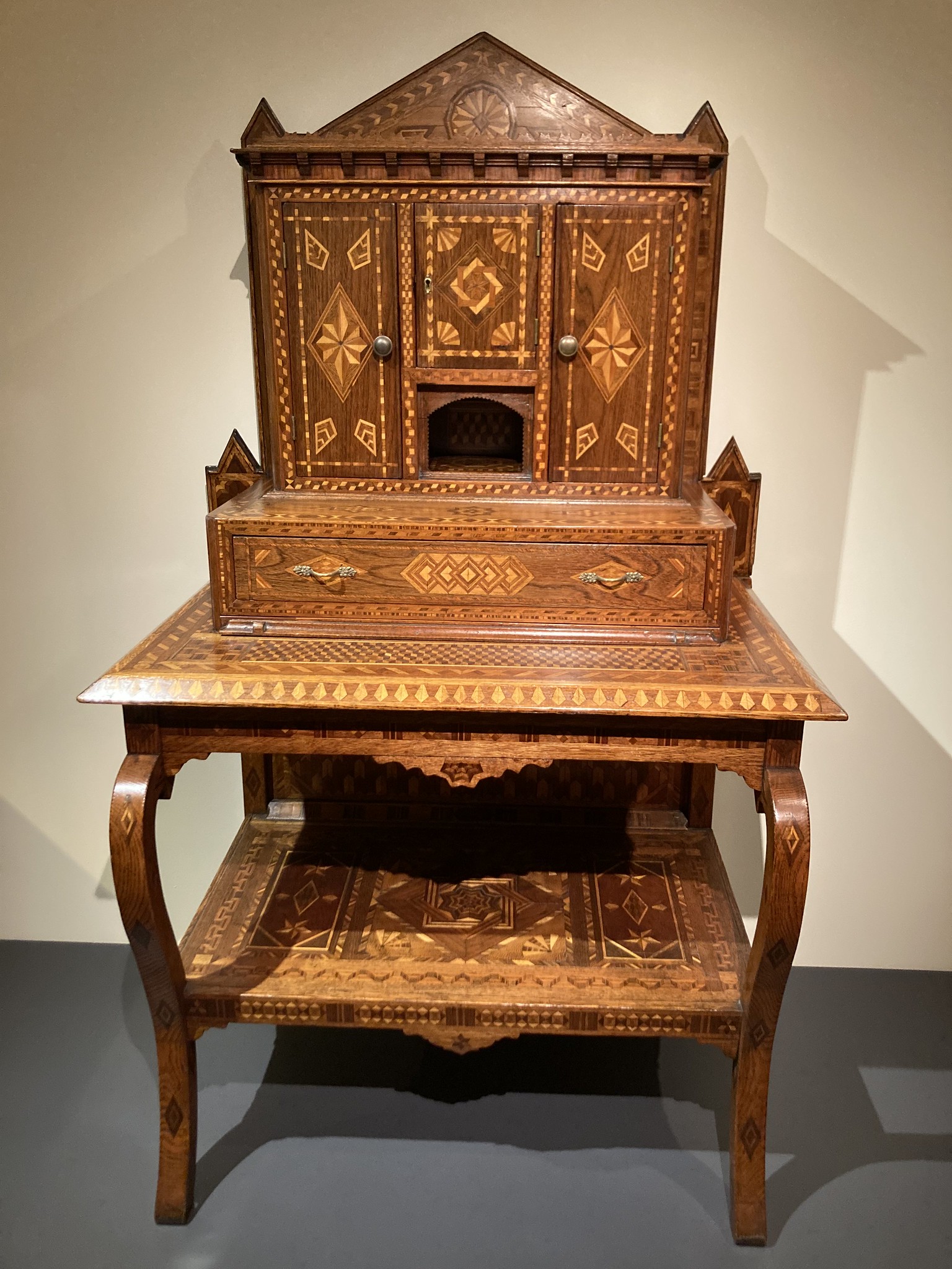 Ornate wooden desk
