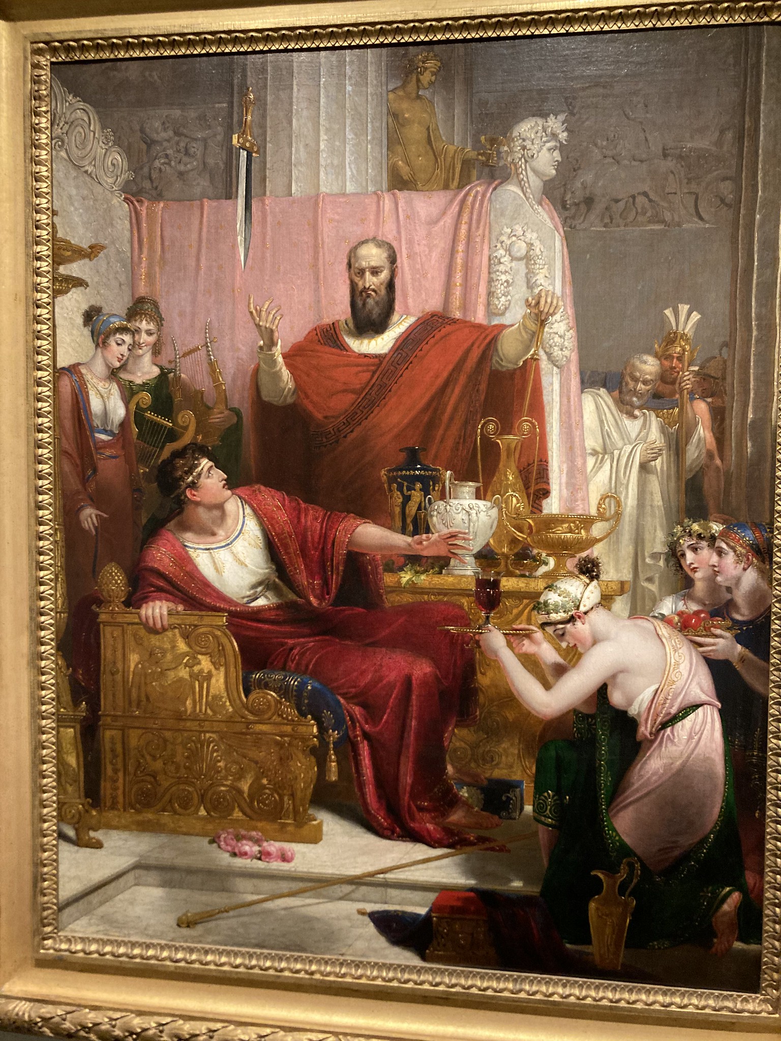 Sword of Damocles painting