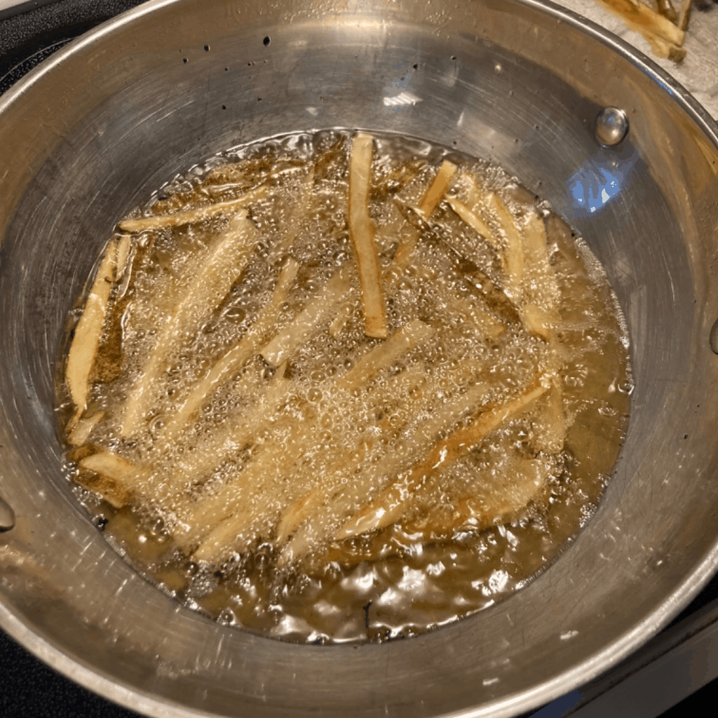 The fries I made yesterday were the best fries I’ve ever made. But also only incrementally than the 