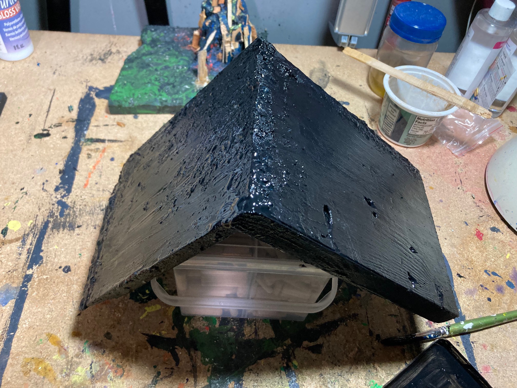 I was thinking this would be the last coat of paint for this piece, but just as I thought of saying 