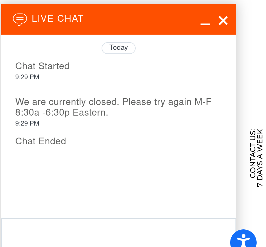 Serves me right for actually clicking the Intercom widget.