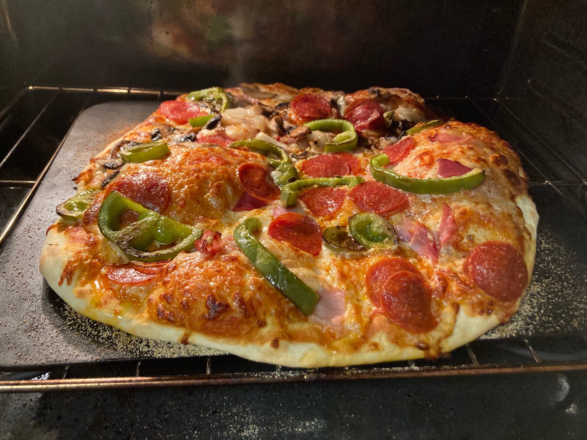 There was a lot of air in the dough.