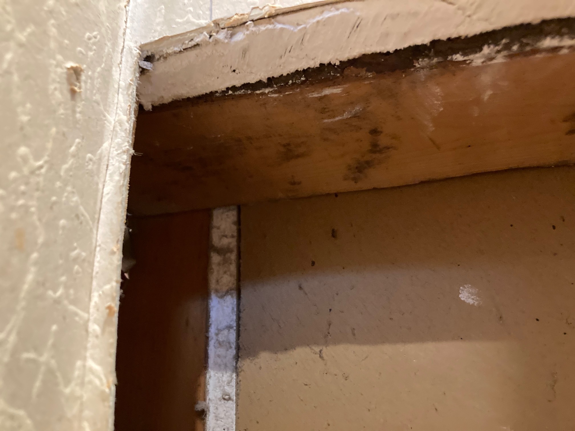 Stud right against drywall hole edge