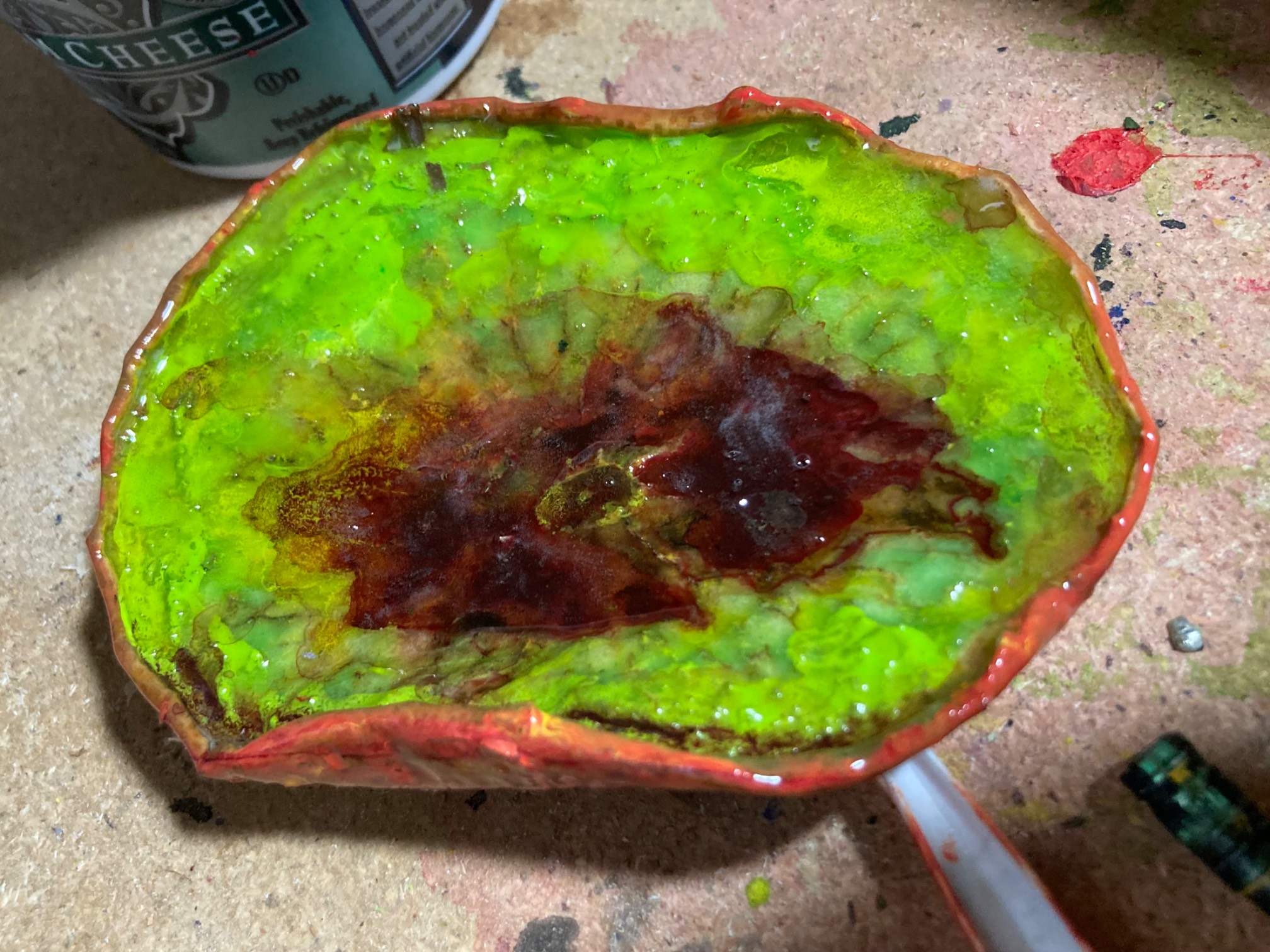 I’ve found out why they tell you to put on thin layers of epoxy. (Or why you should have a finishing