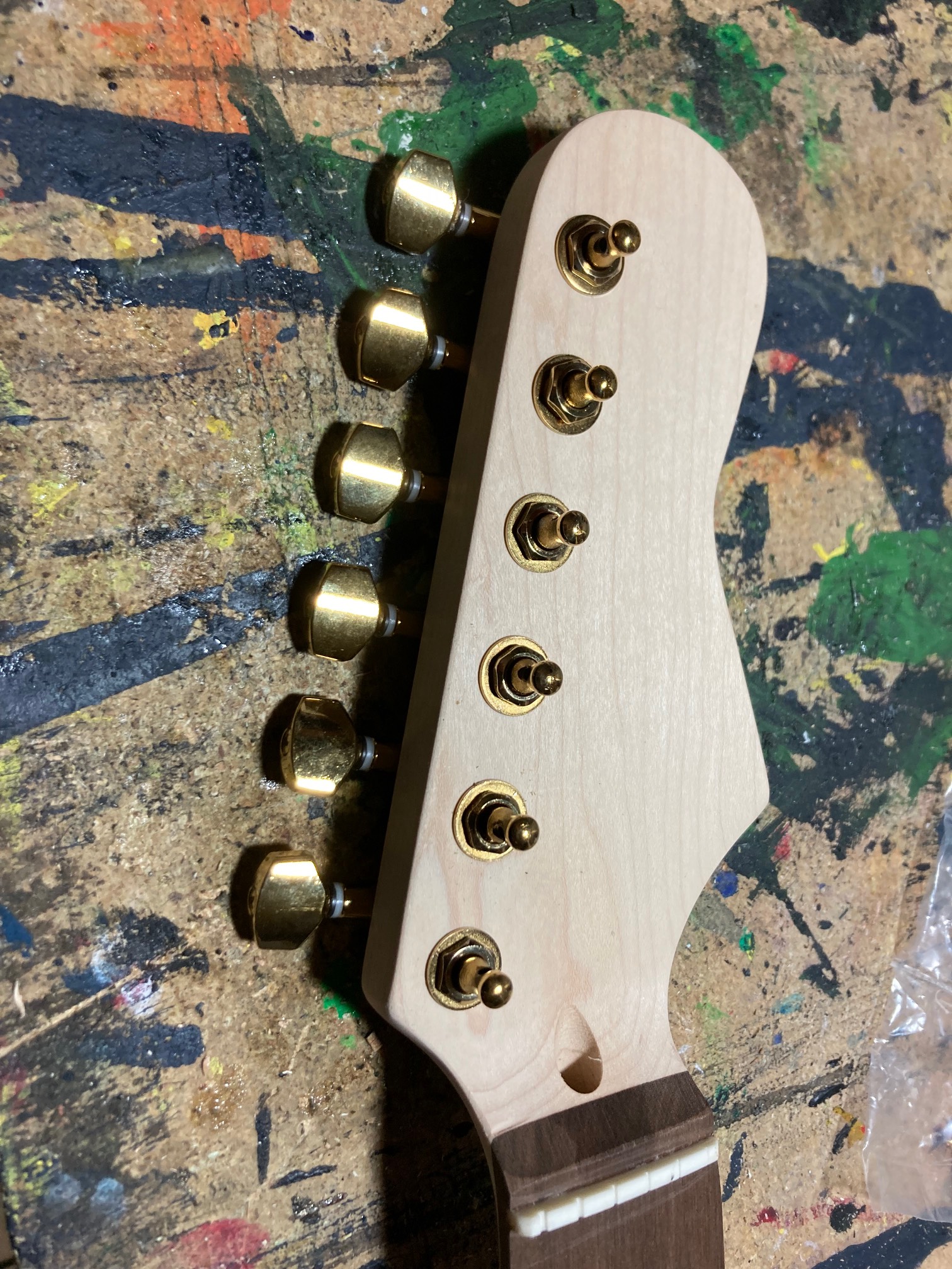 Tuners installed. Terrible gold ones, but it’s what that web site had.