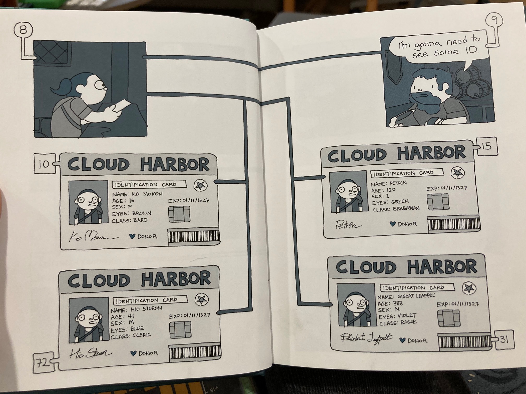 These Jason Shiga books are cool. I don’t know why, but choose your own adventure is better in comic