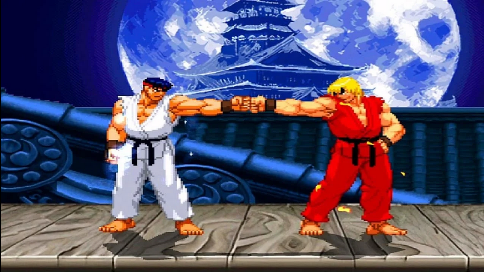Ryu Ken fist bump