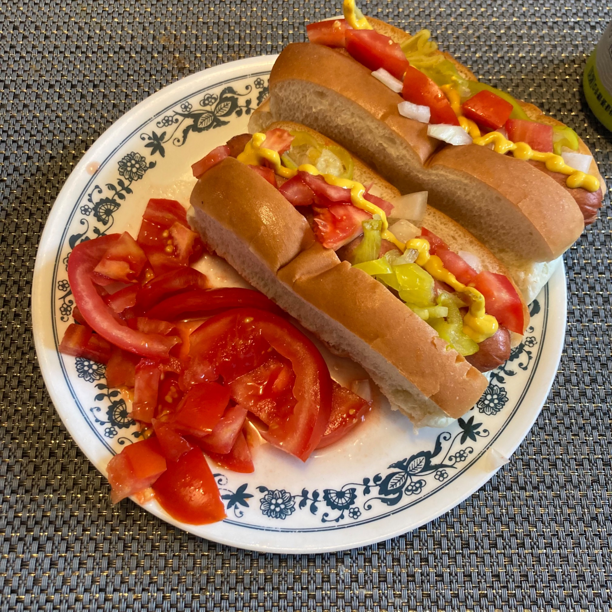 I forgot (or never knew) that there is a ton of tomato in a single tomato. Time for tomato lunch, I 