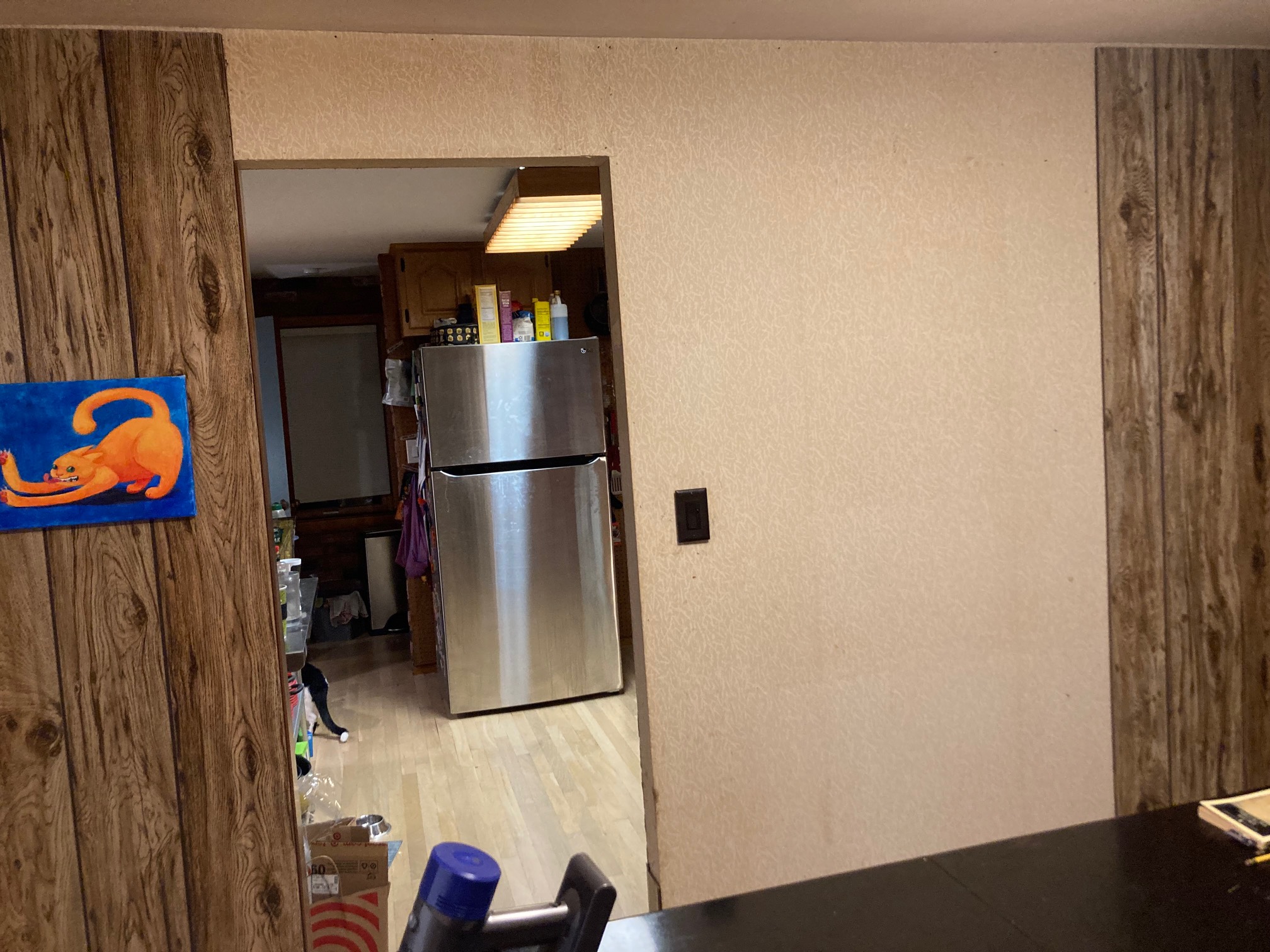 After accepting we didn’t have $150K for a kitchen renovation, we decided we’d at least get rid of t