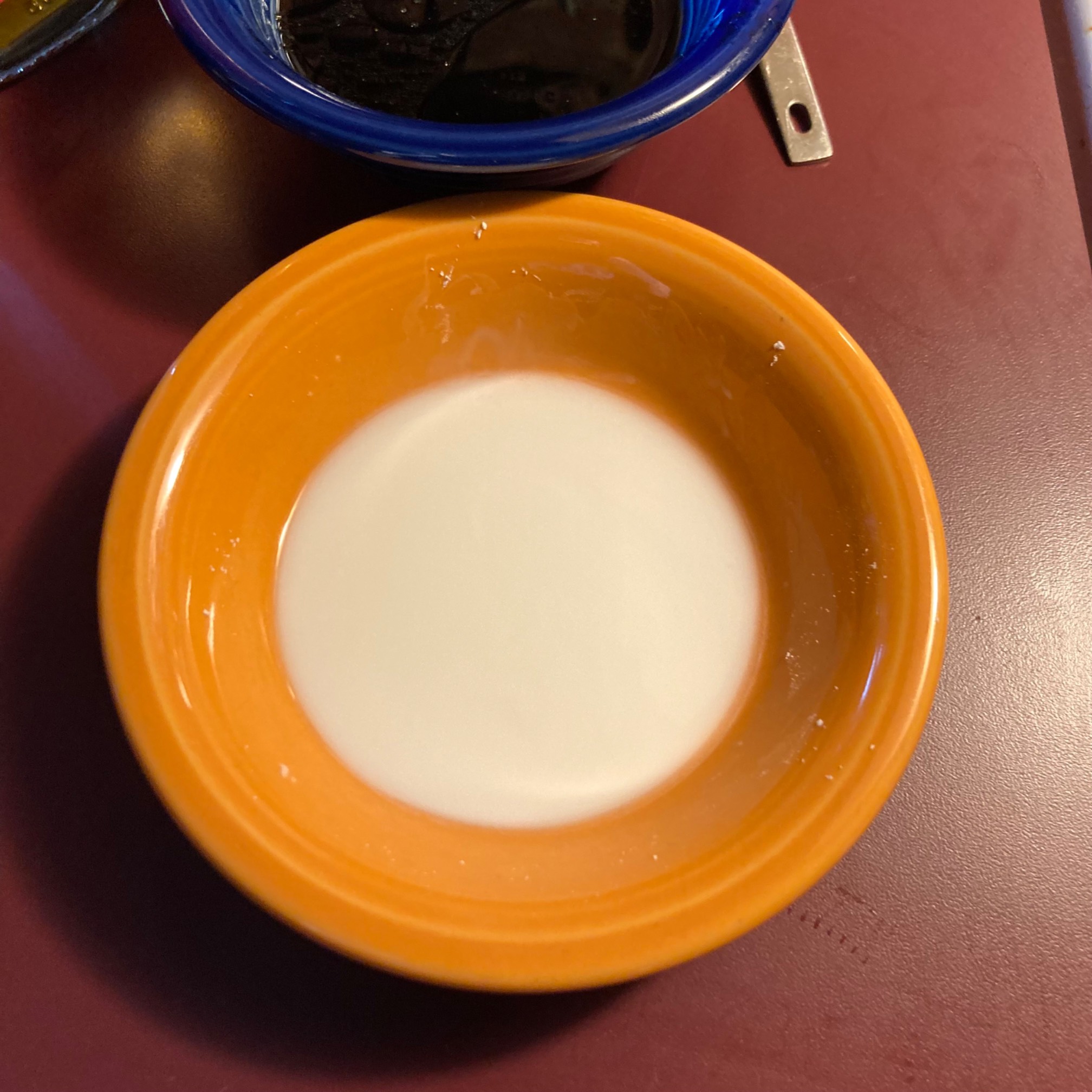 I decided to try some cornstarch slurry, and you know, not terrible! There’s a very subtle sweetness