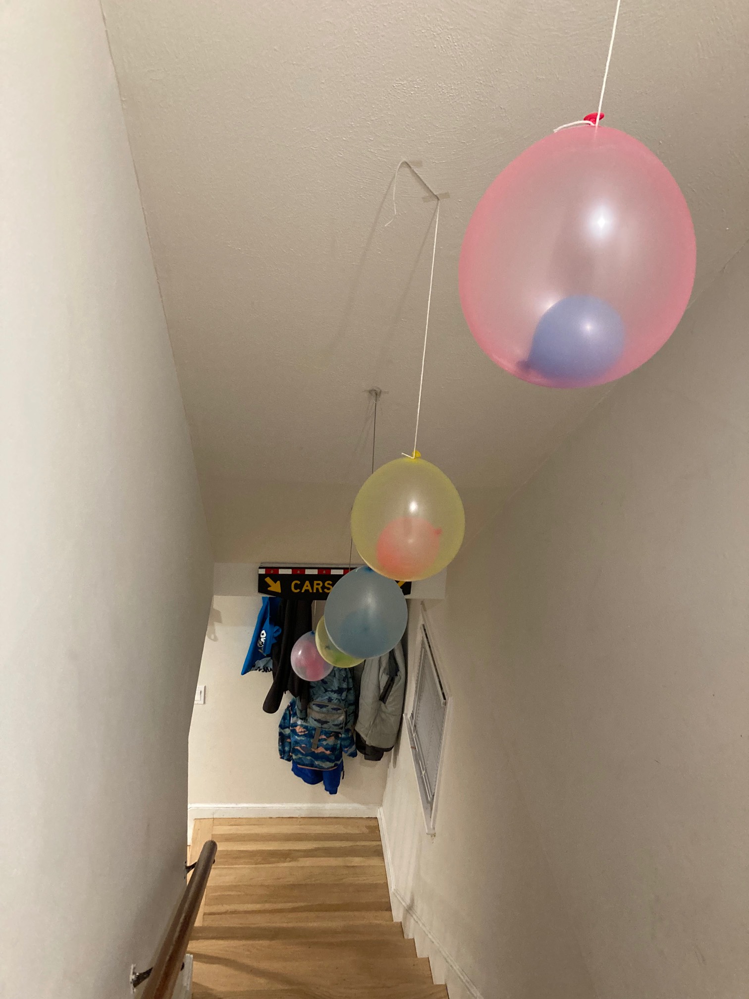 Katt went the extra mile on the birthday balloons.