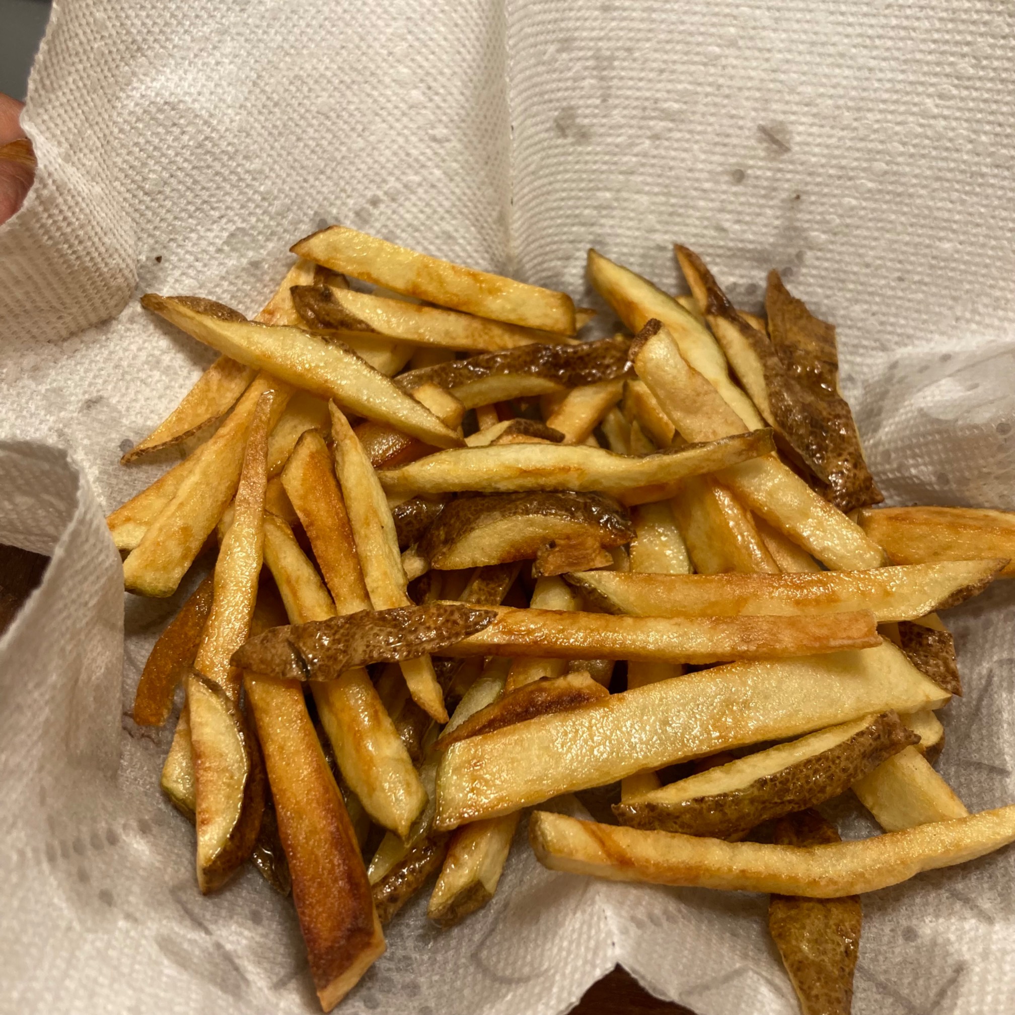These fries were good, but the curry ketchup (which is just ketchup with curry powder mixed in) made