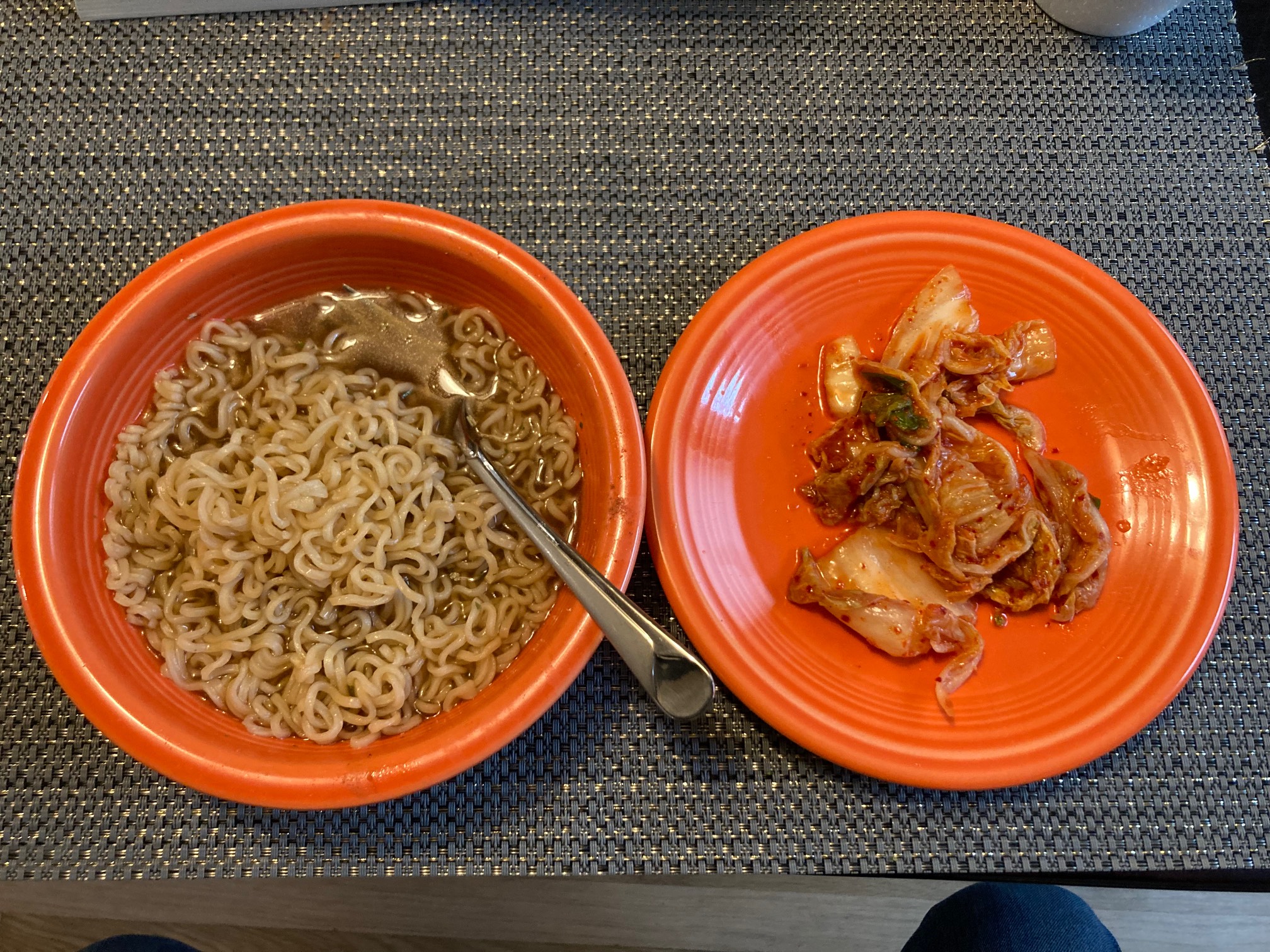 Color-coordination does make a meal seem slightly better.