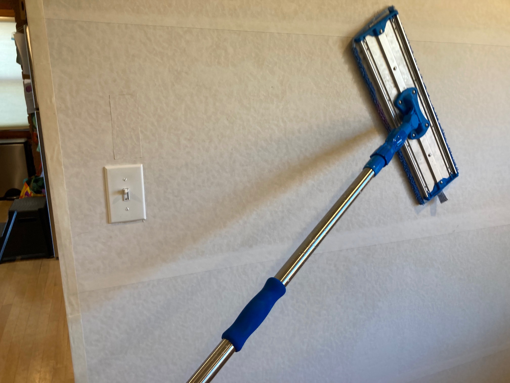 Mop on wall