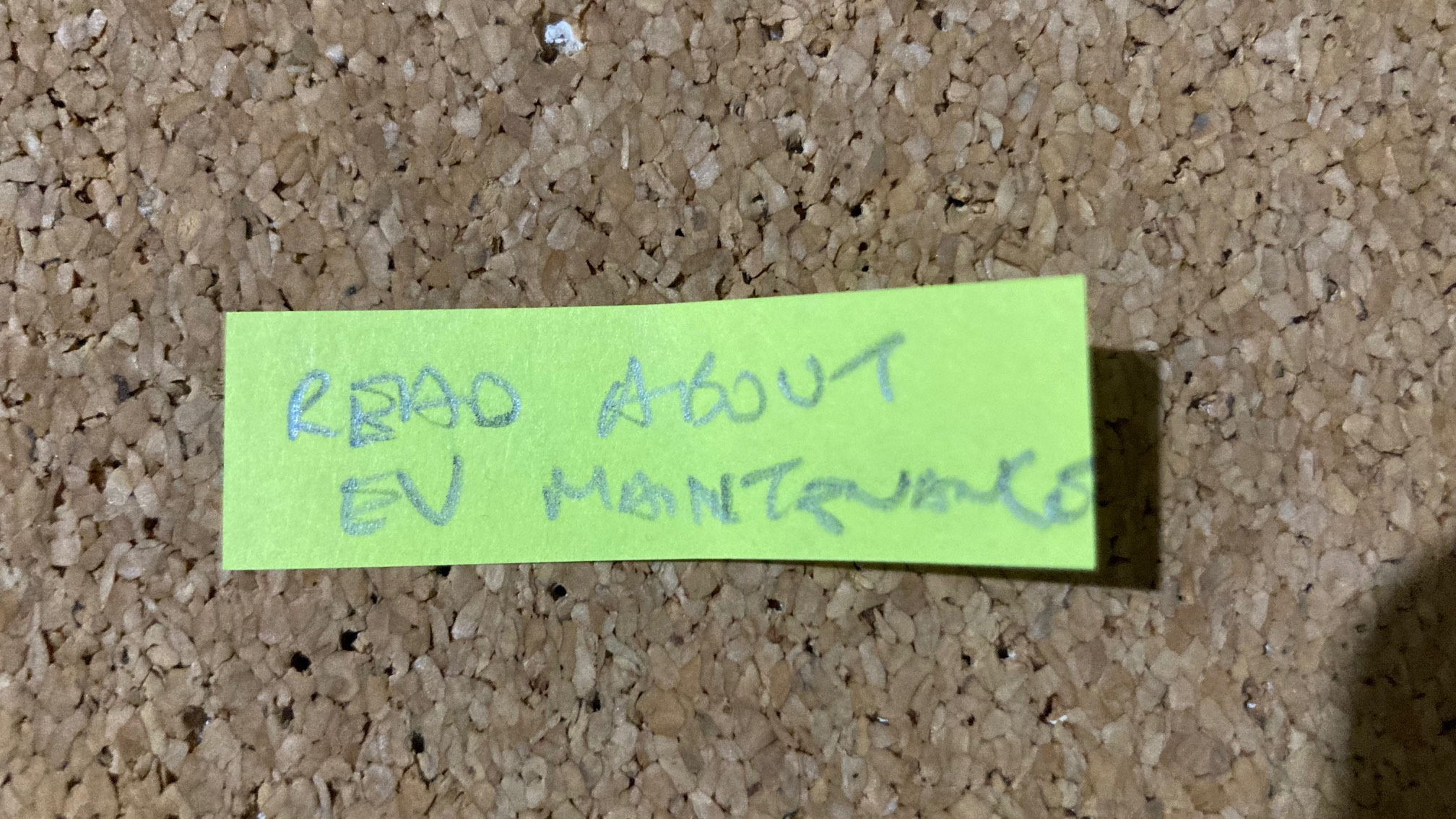 READ ABOUT EV MAINTENANCE