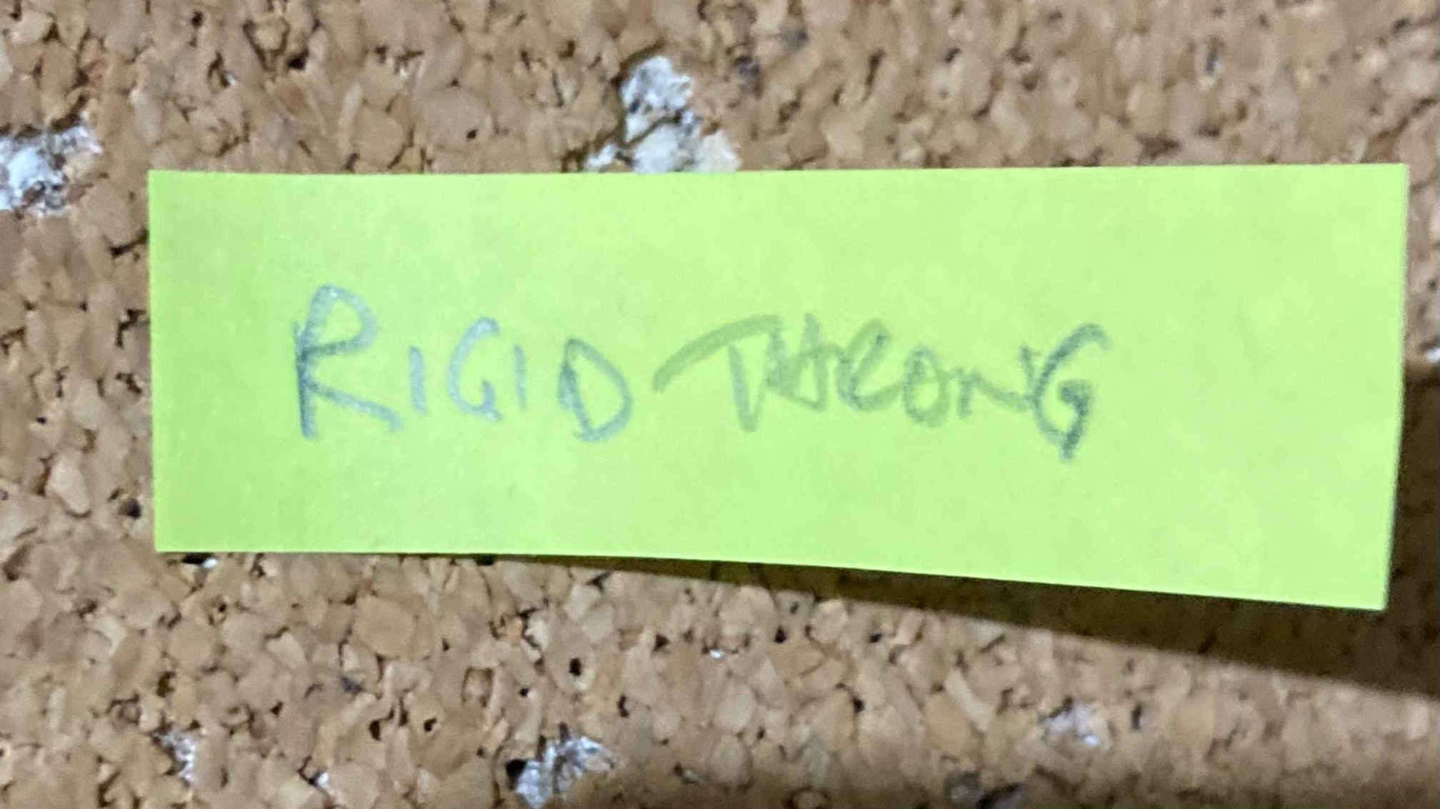 RIGID THRONG
